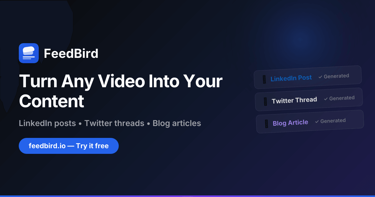 Feedbird 2.0 Screenshot